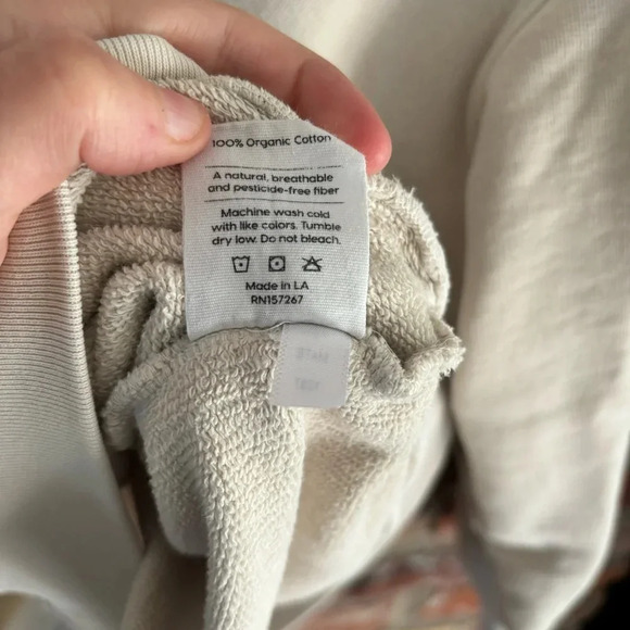 MATE The Label Organic Fleece Oversized Sweatshirt - Picture 9 of 9